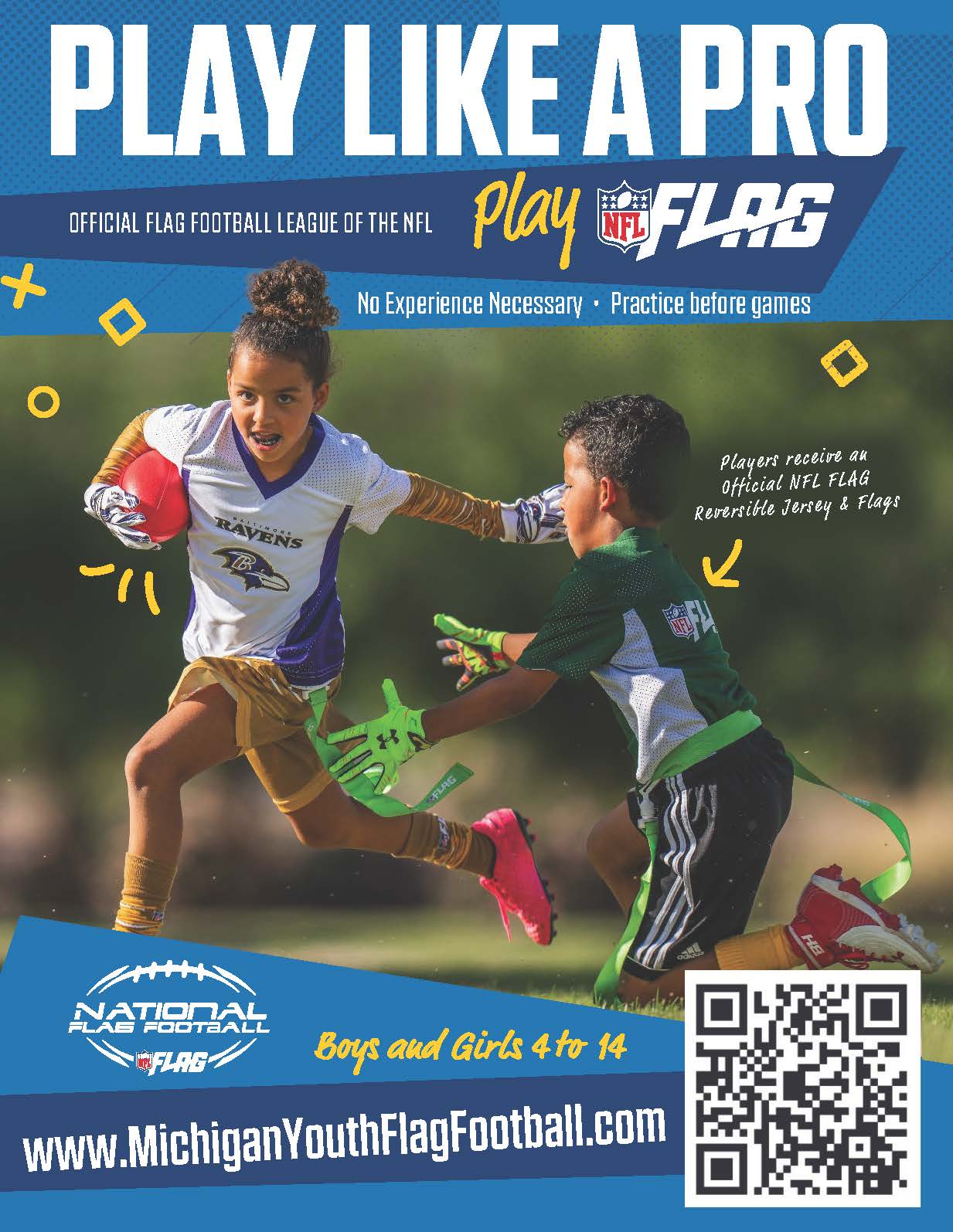flag football ad flag football ad