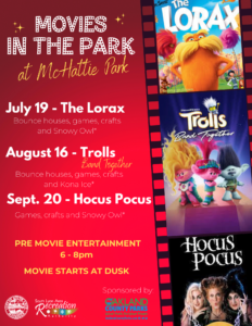 2024 movies in the park